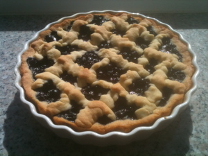 Blåbärspaj