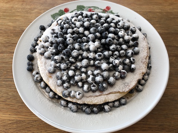 Blåbärspannkakor